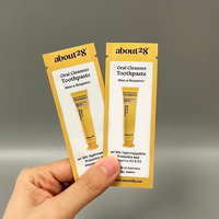 Sachets cosmétiques personnalisés imprimés, petits sachets échantillons, sachets de crème, lotion, liquide, sachets en plastique thermoscellables
