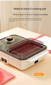 Mini cuisinière électrique Hotpot, marmite intégrée pour bouillir, rôtir et bouillir, petite <span class=keywords><strong>plaque</strong></span> de <span class=keywords><strong>cuisson</strong></span> domestique, marmite à double usage - Product Image 6