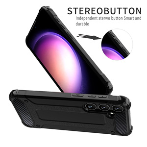 Ốp bảo vệ chống sốc cho Samsung A05s A23 A54 bốn góc chống rơi mô hình sợi carbon - Product Image 4