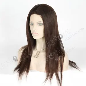Most Realistic Real Raw Virgin Hair 16 18 20 22 Inch Small Cap Size Human Hair Wigs Best Full Lace Silk Top Wigs for Women