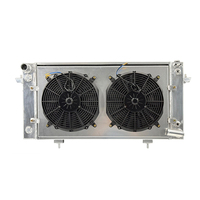 Pièces automobiles, réservoir d'eau entièrement en aluminium, radiateur avec cache-ventilateur pour LandRover Discovery Série 1 RangeRover V8 essence 1989-1999