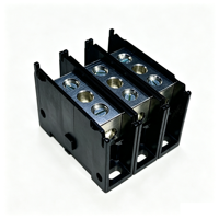 Bloc de distribution d'alimentation de type américain ATA-115B, 600V 115A, bornes à vis en aluminium étamé, certifié UL, CUL, CQC, BRICO