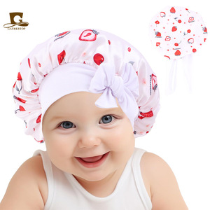 <span class=keywords><strong>Gorro</strong></span> para bebés y niños, bonito <span class=keywords><strong>gorro</strong></span> redondo con lazo colorido para <span class=keywords><strong>gorro</strong></span> de dormir y pañuelo para la cabeza - Product Image 2