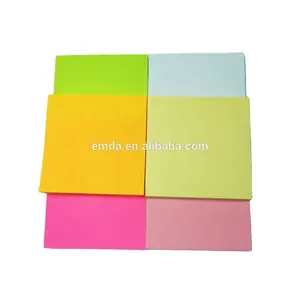 Note Sticks China Factory Wholesale Office Desktop 7.5 Cm 3 Inch Square Shaped Self Adhesive Stick Note Cute Memo Pad Custom Sticky Notes