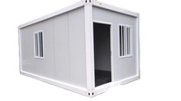 Maisons préfabriquées Mini maison modulaire détachable en conteneur 20 pieds Mobile Portable Démontable