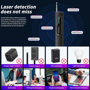 X13 báo động cá nhân thiết bị an ninh không dây chống Spy Hidden Camera <span class=keywords><strong>Detector</strong></span> <span class=keywords><strong>Mini</strong></span> dò tín hiệu - Product Image 6