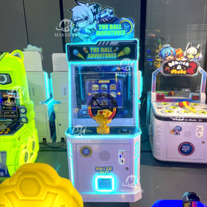 <span class=keywords><strong>MAKER</strong></span> Kids Shoot Ball Game Hit Monsters Get Capsule Toy Metal Coin Operated Arcade the Ball Adventure Kids Shooting Game Machine - Product Image 3