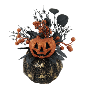 Décoration <span class=keywords><strong>de</strong></span> table Senmasine faite à la main, taille personnalisée, <span class=keywords><strong>citrouille</strong></span> noire et orange, feuilles d'automne artificielles, décoration <span class=keywords><strong>de</strong></span> récolte d'automne, rose - Product Image 2