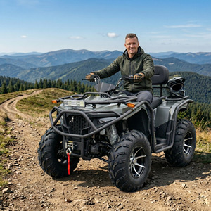 Moto tout-terrain à essence quatre temps, nouvelle moto de plage à quatre roues à vitesse variable continue pour enfants - Product Image 2