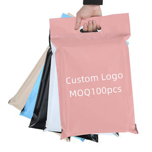 Bolsa de correo con mango de polietileno, bolsa de correo personalizada a prueba de temperatura, gracias, envío exprés, venta al por mayor - Product Image 2