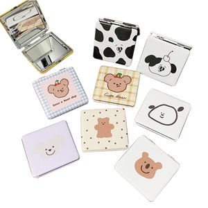 Pattern Makeup Mirror, Portable Folding Portable Mirror, <strong>Teenage</strong> Makeup Mirror Source Factory Wholesale - Product Image 1