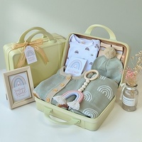 Coffret Cadeau Unisexe Article pour Bébé Pull Tricoté Printemps Automne Hiver 100% Coton Ensemble Cadeau Nouveau-Né Décontracté