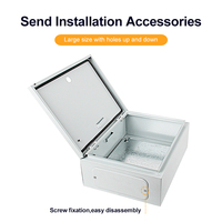 Boîtier de panneau électrique métallique verrouillable IP65, armoire de protection, certifié CCC CE pour équipement électronique