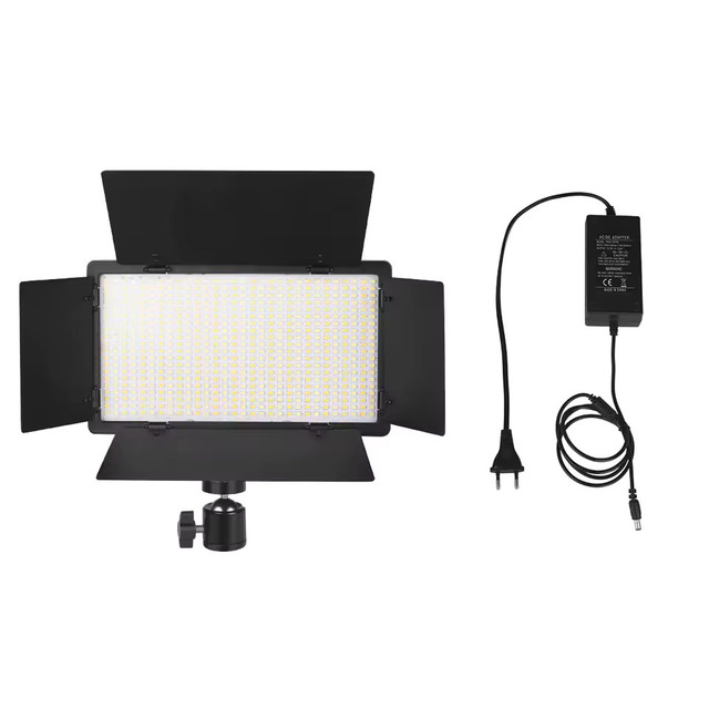 U800+ LED Video Light Photo Studio Lamp Bi-Color 2500K-8500K Dimmable With Tripod Stand Remote for Video Recording Para