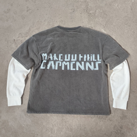 XJYD – Nouveau T-shirt Streetwear Personnalisé de Haute Qualité, Imprimé Numérique, Coupe Ample, Tricoté, Design Graphique Vintage, Lavage Délavé, Double Couche, Manches Longues