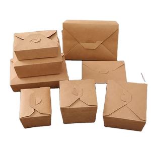 Fiambreras de papel Kraft impresas ecológicas, contenedor de ensalada de comida para llevar recubierto de PE para embalaje para llevar eco-sostenible - Product Image 6