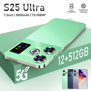 Teléfono 5G S25 + Ultra Android desbloqueado, pantalla de 6,8 pulgadas, <span class=keywords><strong>CPU</strong></span> núcleos de 10, 16GB + 1TB, tarjeta SIM dual, teléfono inteligente 5G - Product Image 2
