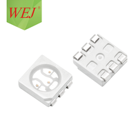 Diode LED UV WEJ 5050 405nm 6 broches 3.3-3.8V SMD avec angle de vision de 120°