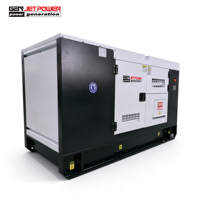 Kompletter Grauer Großer Kraftstofftank 40KW/50KVA 44KW/55KVA Wassergekühlter Dieselgenerator mit Geringer Lautstärke