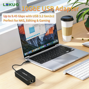 ดองเกิล USB-C 10G สำหรับ Pro - อะแดปเตอร์อีเธอร์เน็ต 10 กิกะบิตแบบเสียบและใช้งานได้ทันที, รองรับ Thunderbolt 4, ตัวเรือนอะลูมิเนียม เสียบและใช้งานได้ทันที 10G - Product Image 5