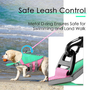 Giacca di Salvataggio per Cani Qiqu, Ecologica, Classica in Poliestere, Design Personalizzato, Riflettente, con Maniglia di Salvataggio, Regolabile - Product Image 3