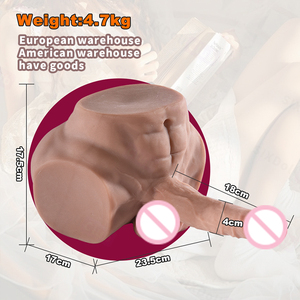 Venta al por mayor realista masculino medio cuerpo juguete sexual 4,7 kg gran trasero artificial con consolador para mujeres adultos masturbación - Product Image 1