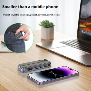 समायोज्य एल्यूमीनियम लैपटॉप स्टैंड मिनी फोल्डिंग डिजाइन के साथ एंटी-स्लिप सुविधा के साथ नया उत्पाद - Product Image 3