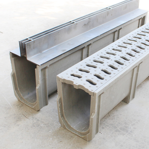 Hot bán U loại cống Polymer bê tông kênh thoát nước mư<span class=keywords><strong>a</strong></span> thoát nước mương vật liệu xây dựng máng xối với en1433 lưới - Product Image 2