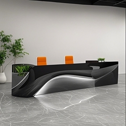 Mesa de Recepción de Diseño Nórdico en Madera, Personalizable para Resorts, Casas de Huéspedes, Villas y Mobiliario de Vestíbulo para Ciudades Turísticas - Product Image 6
