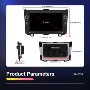 Radio para Auto Hikity para Honda CR-V 2007 2008 2009 <span class=keywords><strong>2010</strong></span> 2011, Android, 8'', Estéreo, CarPlay Inalámbrico, Android Auto, GPS, WIFI, Venta al por Mayor - Product Image 5