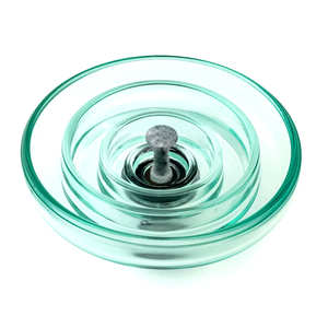 Isolateur en verre trempé de type disque haute tension en fibre de verre à <span class=keywords><strong>prix</strong></span> d'usine avec revêtement en silicone RTV certifié IEC - Product Image 3