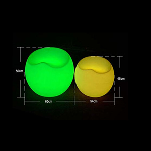 Europe Popular Seat Luminous Tea Table Leisure Remote Control Colorful Led Table Luminous Furniture Saddle <strong>Stools</strong> - Product Image 6
