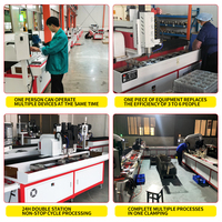 Centre de forage CNC de traitement de précision grande plaque métallique forage taraudage fraisage CNC portique perceuse pour métal