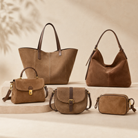 Collection de sacs à bandoulière pour femmes en cuir véritable minimaliste, OEM ODM, marque privée, avec motif, couleur et accessoires personnalisés