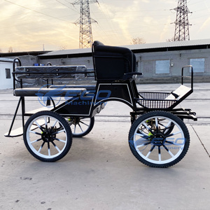 Fabricant de calèche poney <span class=keywords><strong>noir</strong></span>/Transport spécial 4 roues <span class=keywords><strong>Course</strong></span> attelage style poney cheval <span class=keywords><strong>chariot</strong></span>/petit <span class=keywords><strong>chariot</strong></span> à cheval - Product Image 6