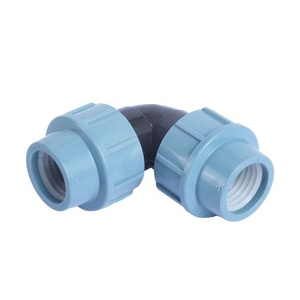 Raccords de tuyauterie en PP HDPE pour l'irrigation, bride PN16, <span class=keywords><strong>coude</strong></span> à <span class=keywords><strong>90</strong></span> degrés pour eau et <span class=keywords><strong>gaz</strong></span> - Product Image 3