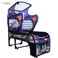 SOURE Machine de jeu de basket-ball commerciale pliable, machine d'arcade à monnayeur pour centre commercial et salle de jeux