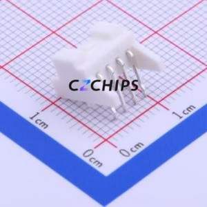 S04B-PASK-2(LF)(SN) Wire-to-Board Pin Header Bent Lead Through Hole,P=2mm Connector 1x4P 2mm Right Angle Insert PA - Product Image 2