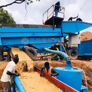 Equipo móvil de minería aluvial planta de recuperación de oro 200 toneladas por hora planta de lavado de fiebre del oro para minería de oro y piedras preciosas - Product Image 2