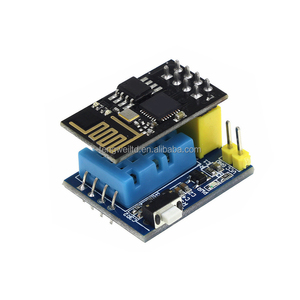 <span class=keywords><strong>ESP</strong></span>-<span class=keywords><strong>01</strong></span> <span class=keywords><strong>ESP</strong></span>-01S <span class=keywords><strong>DHT11</strong></span> module de capteur d'humidité de température ESP8266 wifi NodeMCU kit de bricolage IOT pour la maison intelligente - Product Image 1