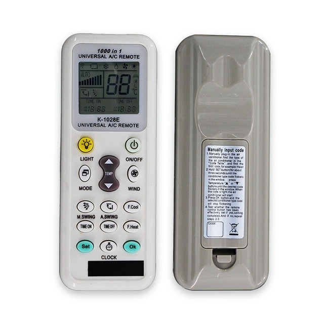 ES-AC109-A Remote Control A/C Controller Air Conditioner Universal Use K-1028e for lg sharp Daikin Gree panasonic AC Remote
