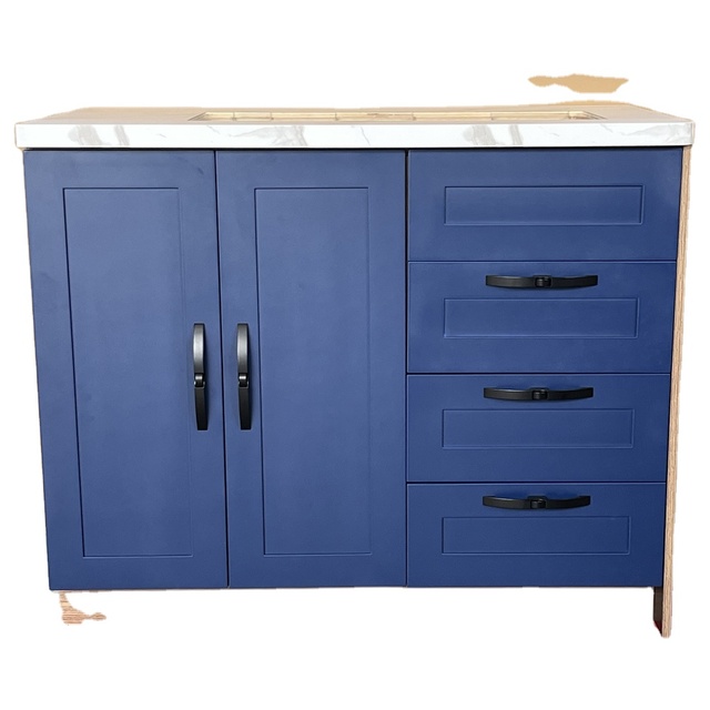 Recreational Vehicle RV Base Cabinet With Double Door and Drawers Magnetic Lock