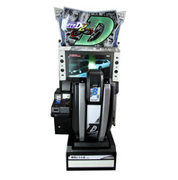 Minye Promotion : Simulateur de Conduite de Voiture de Course Initial D avec Grand Écran LCD 32 pouces, Jeu Vidéo 1-2 Joueurs, Verre Trempé 1500W pour Intérieur