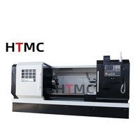 Torno CNC de Cama Plana Horizontal Qk1319 con Sistema de Control GSK, Máquina Automática de Roscado de Tuberías de un Solo Motor