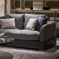 Moderne minimaliste lumière luxe style designermobilier de maison luxe mode vente ensemble sectionnel canapé salon sofa