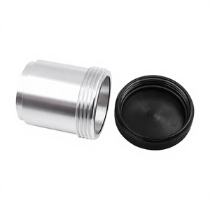 Tapa de Tanque de Combustible con Asa de 1.5 Pulgadas de Aleación de Aluminio Negra y Plateada Modificada para Piezas de Automóvil - Product Image 3