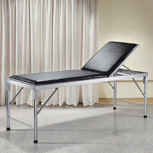 <span class=keywords><strong>Lit</strong></span> médical d'examen utilisé par patient d'hôpital d'acier inoxydable Offre Spéciale A6001 avec le dos d'ascenseur - Product Image 4