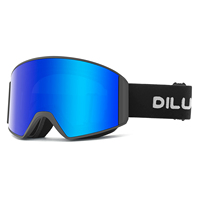 Masque de ski OEM 2026 avec logo personnalisé, style rétro, anti-buée, pour hommes et femmes, lunettes de sport, masque de neige, lentille à changement rapide pour le snowboard