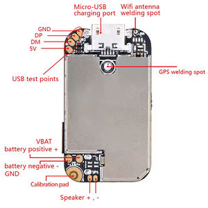 ZX303เล็กที่สุด gsm/wifi LSB ชิปติดตามระบบตำแหน่งทั่วโลกบอร์ด PCB พร้อม C118ปุ่ม SOS - Product Image 3