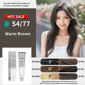 Purgaya krim warna rambut aman dan sehat, amonia rendah untuk pewarnaan lembut - Product Image 3